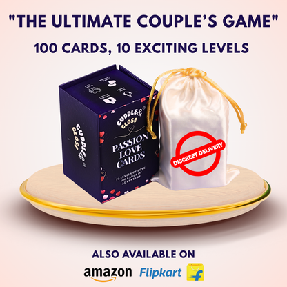 Passion Love Card Game For Couples | 100 Cards, 10 Levels | Romantic Couples Game for Date Nights & Fun